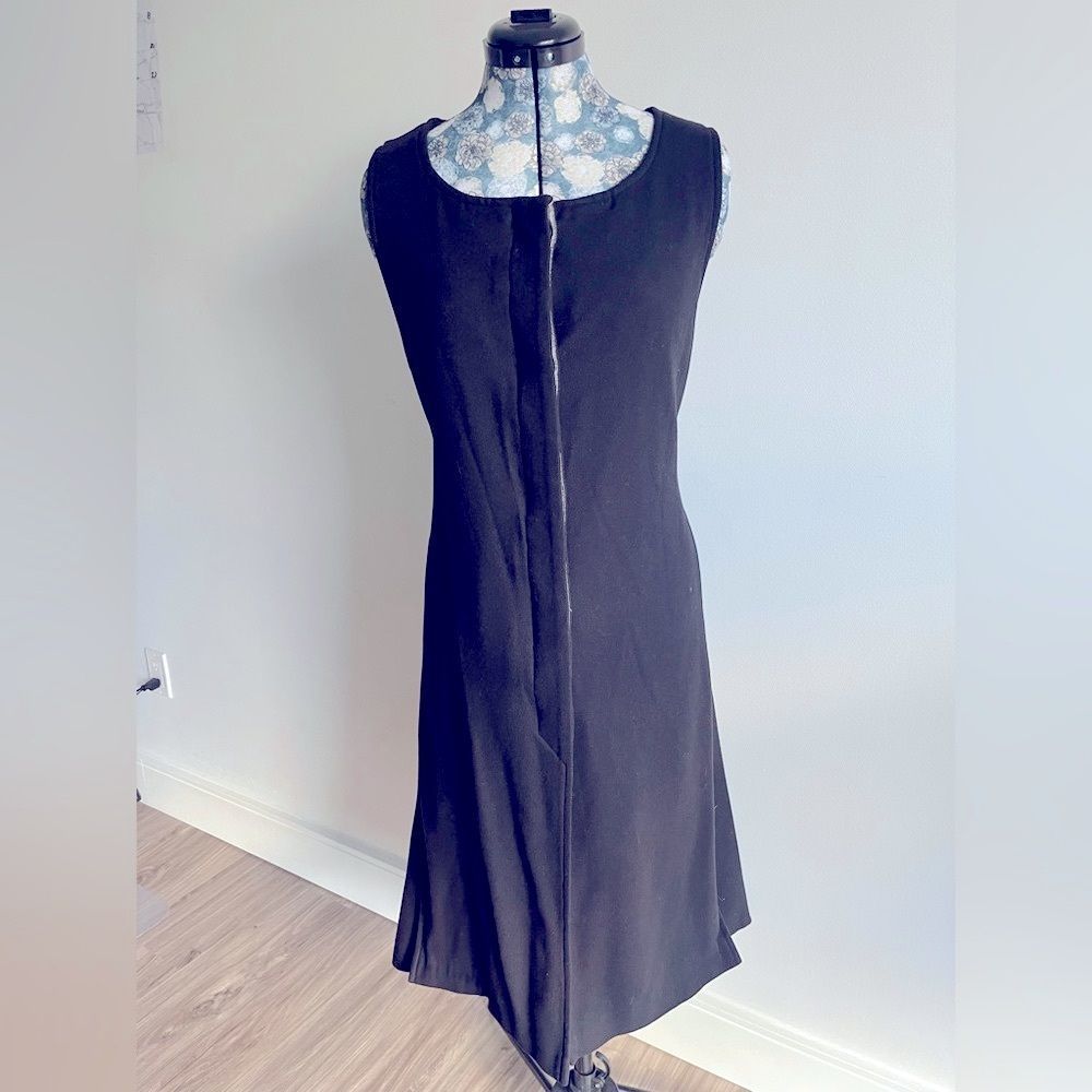 Avant Garde Bustle Back Felt Vest Aakasha Victorian Goth Lagenlook XL